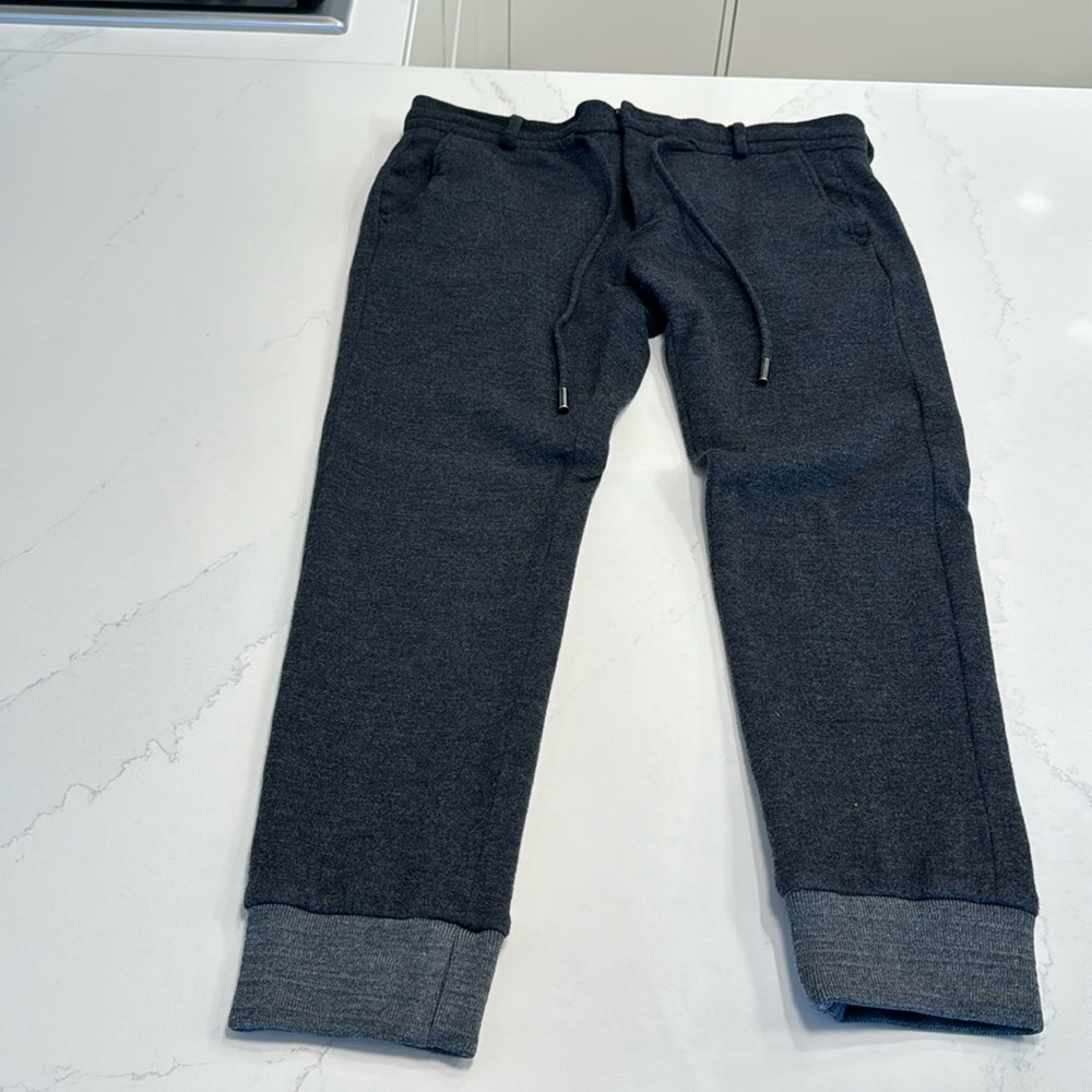 Isaia wool track pants joggers men